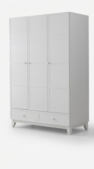 Modern Kleiderschrank Luxus Schrank Holz Schlafzimmer Möbel Design Weiß Neu1