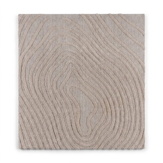 Modern Teppich Wohnzimmerteppich Schlafzimmer Kurzflor Beige Pflegeleicht
