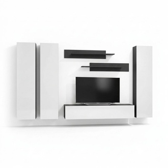 Modern Wohnwand Wohnzimmermöbel Komplette Wandschrank TV-Ständer Luxus Möbel