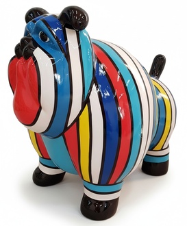 Moderne Dekoration Haus Garten Deko Figur Statue Skulptur Hund