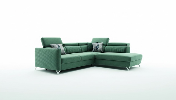 Moderne Ecksofa Couch Polster Garnitur Wohnlandschaft Sofa Couch Ecke