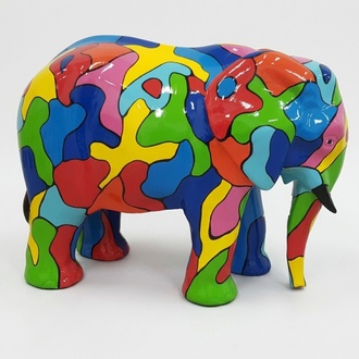 Moderne Figur Dekoration Skulptur Elefant Kunststoff Statuen Deko Statue