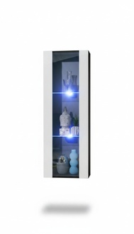 Moderne Hänge Vitrine Schrank Wohnzimmer Luxus Design Modern Einrichtung