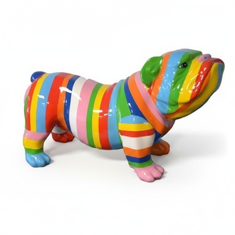 Moderne Skulptur Abstrakte Dekoration Figur Statuen Hund Neu 55 cm