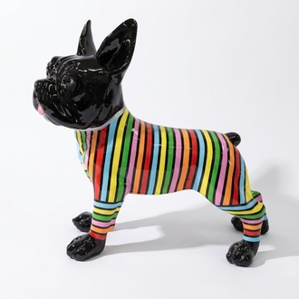 Moderne Skulptur Hund Figur Kunststoff Statuen Deko Statue 190cm Neu