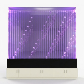 Moderne Trennwand Wasser Wände LED Wasserwand Beleuchtete Wand