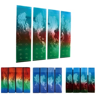 Moderne Trennwand Wasserwand Wände Wasserfall Water Wall Led