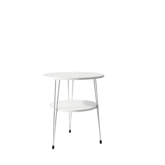 Design Satztisch Set 5-teilig – Couchtisch mit 4 Beistelltischen (Marmor- & Holz-Optik / Rund, Quadratisch & Oktogonal)