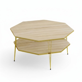 Moderner Couchtisch aus Holz in Braun