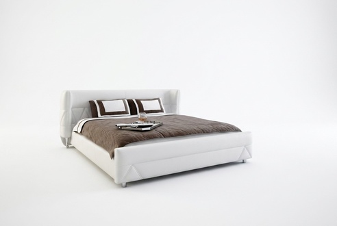 Modernes Design Bett Hotel XXL Betten Luxus Stil Doppel Leder