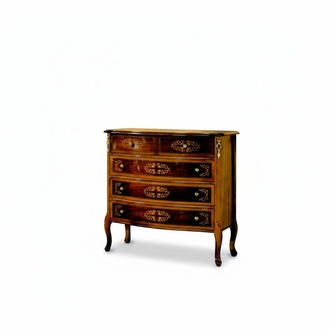 Möbel Holz Stil Barock Luxus Braun Kommode Schränke Designer Italienische
