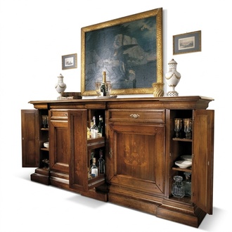 Möbel Italienische Einrichtung Sideboard Kommode Klassischer Schrank Massivholz