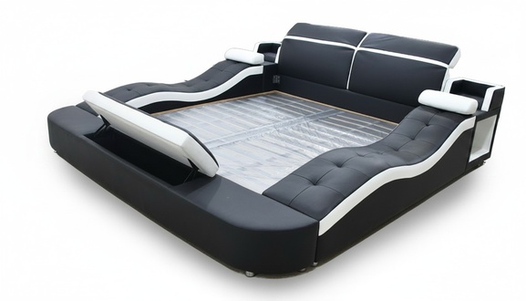 Multifunktion Bett Doppel Betten Hotel big Polster Schlafzimmer Möbel