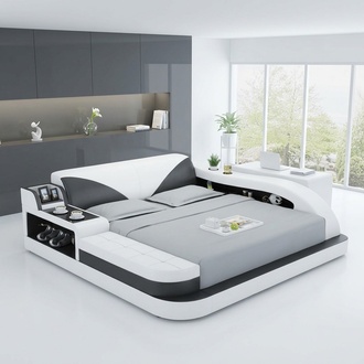 Multifunktion Bett Doppelbetten Modernes Bettgestell Betten 180x200cm