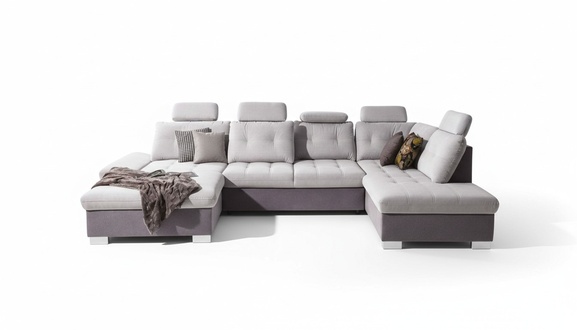 Multifunktions Couch Ecksofa Couch Polster Verstellbarer Rücken Wohnlandschaft