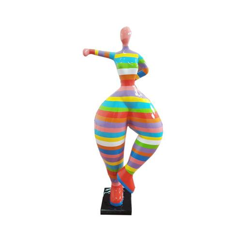Moderne Figur Ballerina PVC Skulptur Dekoration 85cm Deko Figuren