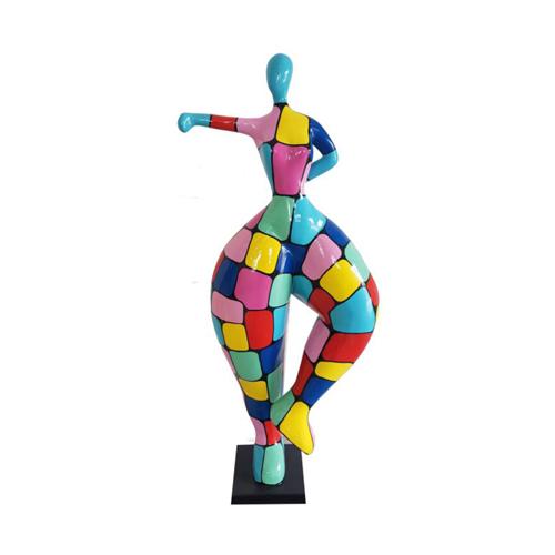 Moderne Figur Ballerina PVC Skulptur Dekoration 85cm Deko Figuren