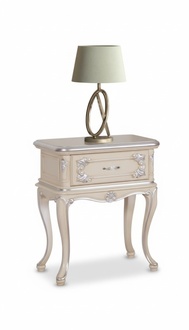 Nachttisch Beistelltisch Möbel Italienische Einrichtung Klassische Holz Tisch