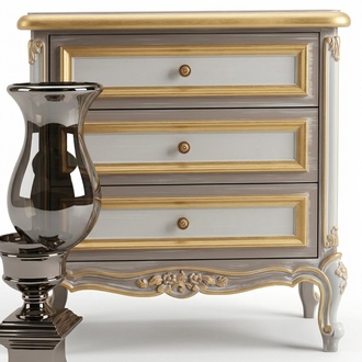 Nachttisch Sideboard Design Einrichtung Lowboard Kommoden Italienische Möbel Neu