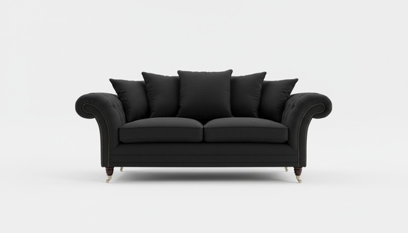 Neu! Sofa 3 Sitzer Couch Chesterfield Polster Sitz Garnitur Leder Textil