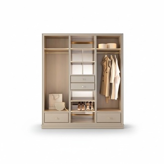 Offener Kleiderschrank Schlafzimmer Schrank Begehbare Möbel Schrank