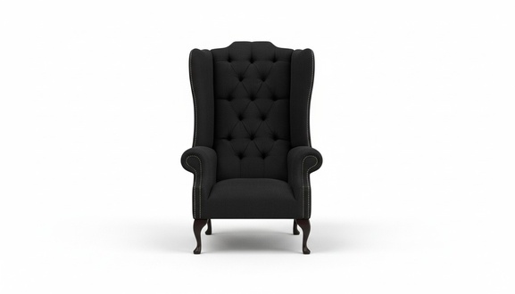 Ohrensessel Chesterfield Sessel Sofa Polster Lehn Stuhl Wohnzimmer Relax