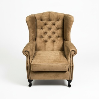 Ohrensessel Sessel Fernseh Stuhl Polster Sofa 1 Sitzer Relax Chesterfield