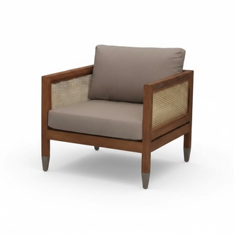 Outdoor Gartensessel Polster Relaxsessel Balkon Terrasse Lounge Stuhl Sessel