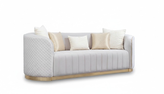Ovale Couch Zweisitzer Couchen Möbel Sofa Einrichtung Wohnzimmer Sofas