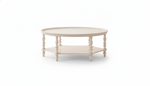 Ovaler Couchtisch Wohnzimmer Design Luxus Beistelltisch Holz Tisch
