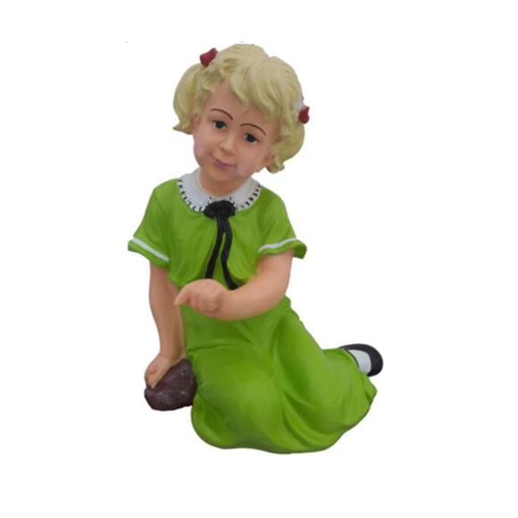 Deko Figur Statue Skulptur 48 cm Figuren Statuen Skulpturen Garten Mädchen