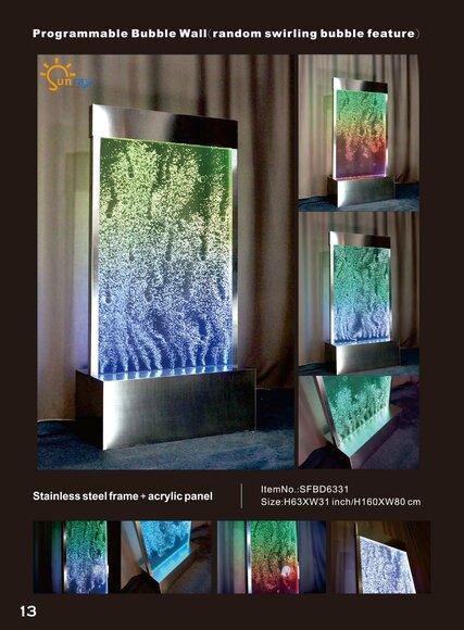 Moderne Trennwand Wasserwände Wasser Wand Säule Led Trennwände