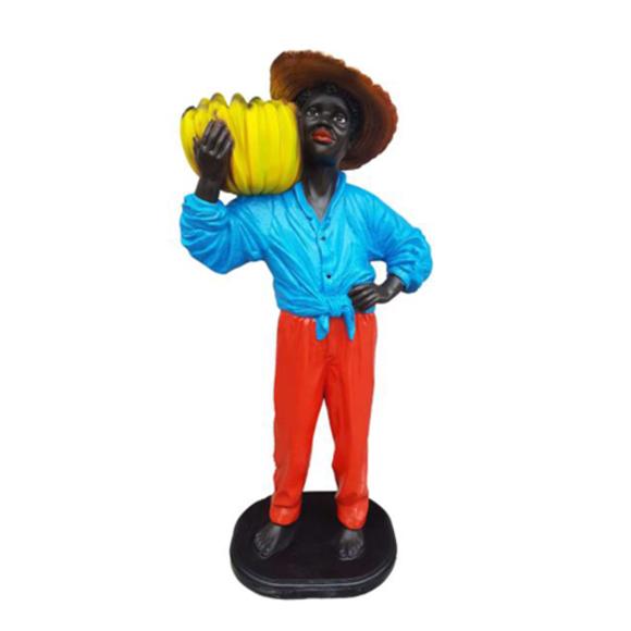 Deko Figur Statue Skulptur 120 cm Figuren Statuen Skulpturen Black Lives