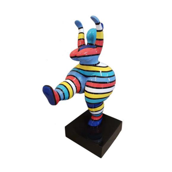 Kaufen Sie eine stilvolle Designerin in voller Länge moderne Frau Popart Statue für Dekoration | jvmoebel.at