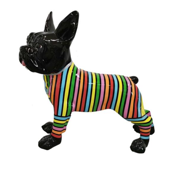 Moderne Skulptur Hund Figur Kunststoff Statuen Deko Statue 190cm Neu