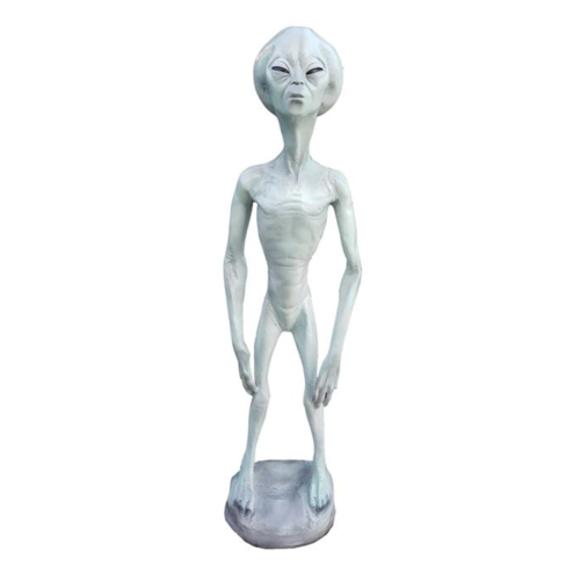 Deko Figur Statue Skulptur 135 cm Figuren Statuen Skulpturen Alien Garten