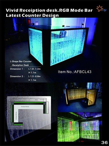 Tisch Wasser Bar Wand Bar Theke Beleuchtete Bartisch Bartheke Led Regal