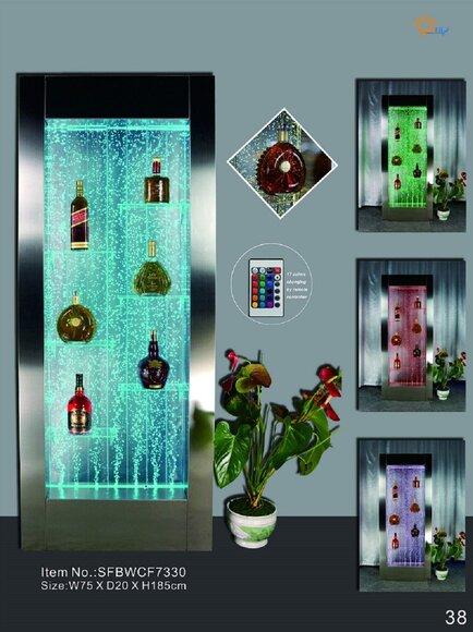 Led Wasser Wand Bar Regal Säule Wassersäulen Theke Regale Designer