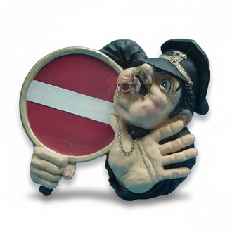 Polizist Figur Garten Statue Skulptur Figuren Skulpturen Dekoration Neu USA