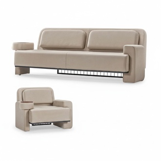 Polstergruppe Sitzensemble Sofagarnitur Couch Set Gruppe Sitzkombination 3+1