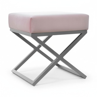 Pouf Fußhocker Rund Hocker Polsterhocker Sitzhocker Badhocker Hocker