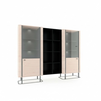 Regal Regal Aufbewahrung Wohnwand Schrank Aktenschrank Büro Office