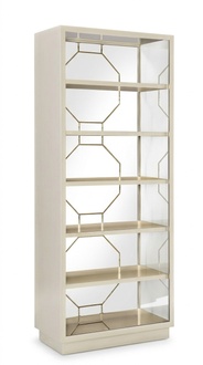 Regal Trennwand Regale Sideboard Vitrine Edelstahl Holz Luxus Einrichtung Möbel
