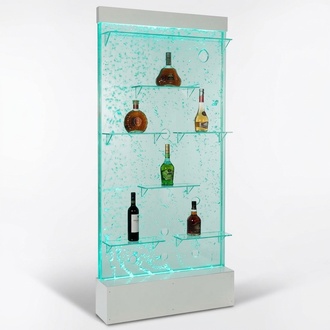 Regale Designer Beleuchtet Led Wasser Wand Bar Regal Säule Theke Wassersäulen