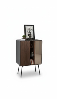 Retro Anrichte Bar Schrank Wohnzimmer Schränke Holz Weinschrank Braun