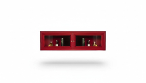 Rot Regal Luxus Holz Hochwertigkeit Eleganz Designer Art déco Design Möbelplatte