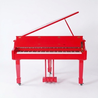 Roter Flügel Klavier Digitalpiano Flügelklavier Hochglanz Piano