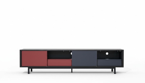 rtv design sideboard fernseh wand low board luxus kommode schrank neu Regale