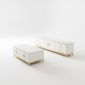 Design sideboard fernseh glänzend low kommode neu board wand luxus