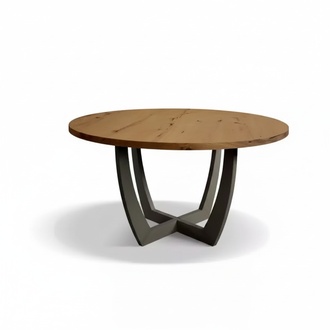 Rund Esstisch Holz runden Küchentisch Esstische Stil modern braun 140cm